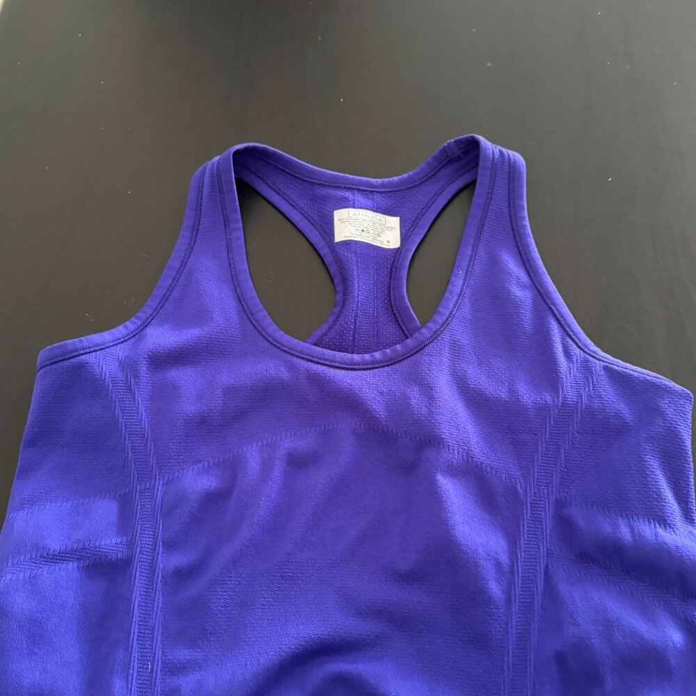 Athleta Sports Tank Top - Ruffled Bottom - Picture 3 of 4